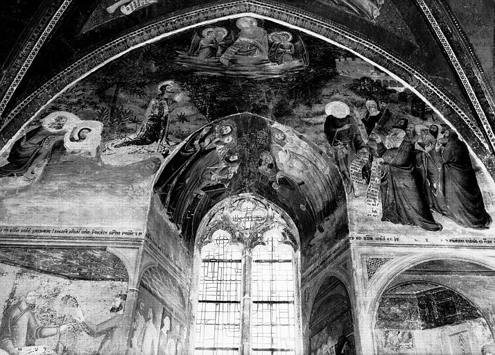 Chapelle Saint-Jean, paroi nord : ensemble supérieur, état après restauration