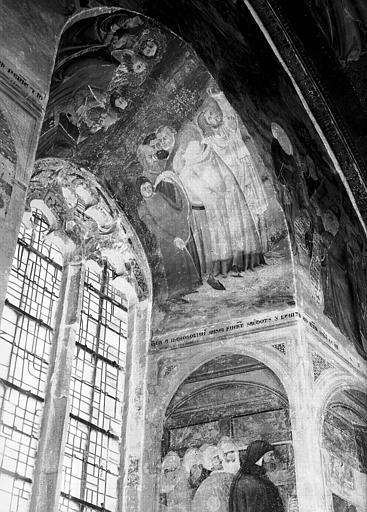 Chapelle Saint-Jean, paroi nord : fenêtre, ébrasement à senestre, état après restauration