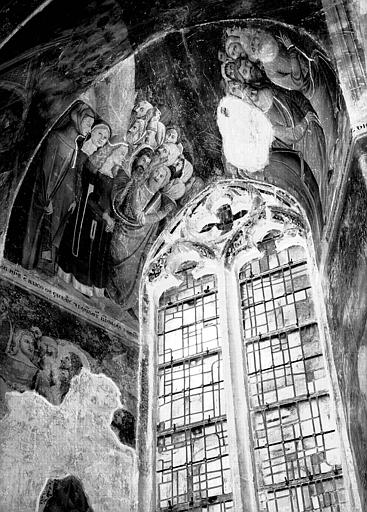 Chapelle Saint-Jean, paroi est : fenêtre, ébrasement, état après restauration