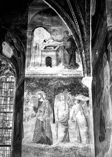 Chapelle Saint-Jean, paroi est : partie à senestre, état après restauration