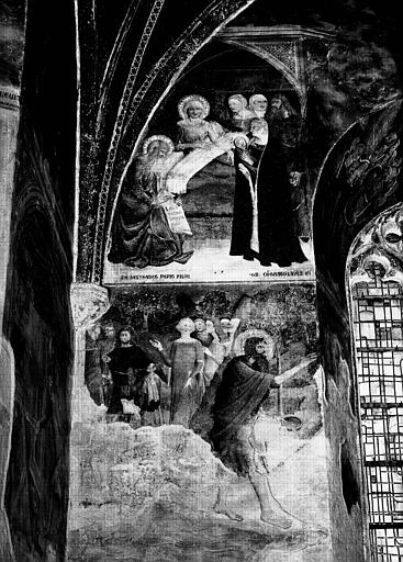 Chapelle Saint-Jean, paroi est : partie à dextre, état après restauration