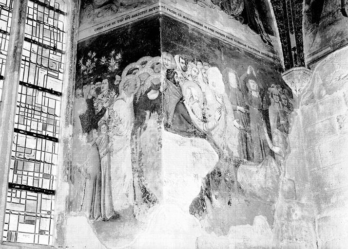 Chapelle Saint-Jean, paroi sud : La Résurrection de Drusiana, état après restauration