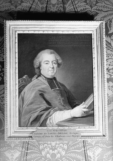 Peinture sur toile : portrait d'Antoine de Lastic-Sieujac, évêque de Châlons-sur-Marne - © Ministère de la Culture (France), Médiathèque du patrimoine et de la photographie, diffusion RMN-GP