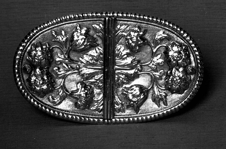 Navette à encens en argent : dessus - © Ministère de la Culture (France), Médiathèque du patrimoine et de la photographie, diffusion RMN-GP