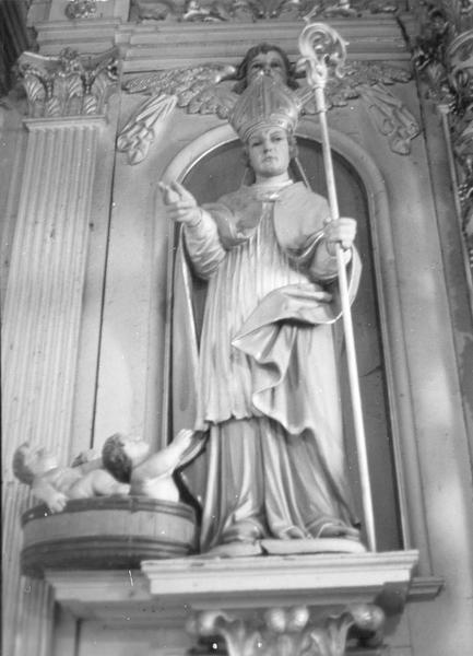 statue du maître-autel : saint Nicolas, vue générale