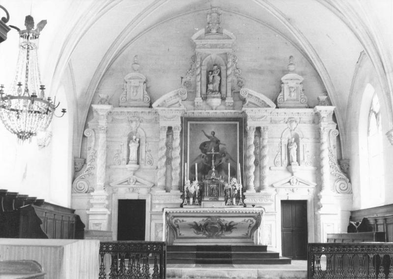 maître-autel, retable, vue générale