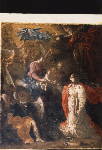 tableau : Mariage mystique de sainte Catherine, vue générale