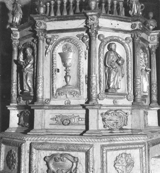 tabernacle, vue partielle - © Ministère de la Culture (France), Médiathèque du patrimoine et de la photographie (objets mobiliers), tous droits réservés