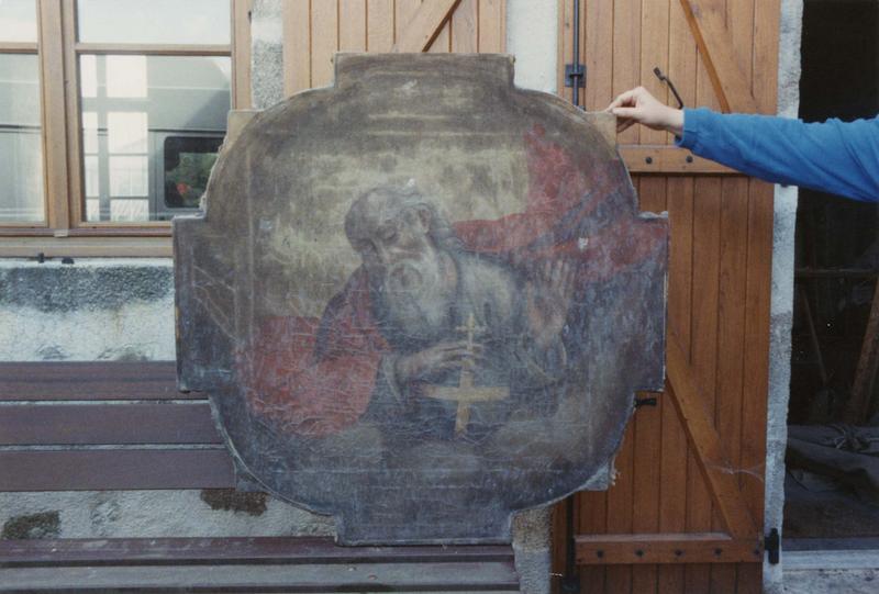tableau du maître-autel, tableau : Dieu le Père, vue générale