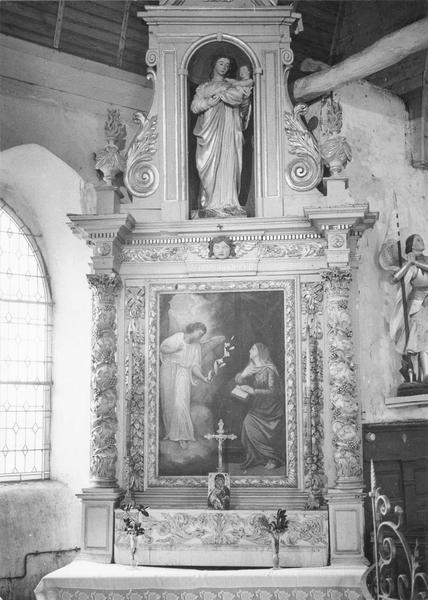 retable latéral nord, vue générale