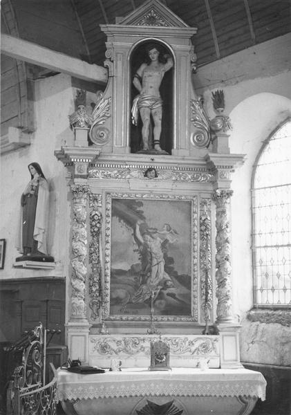 retable latéral sud, vue générale