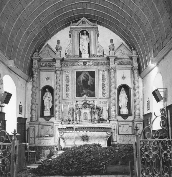 maître-autel, vue générale