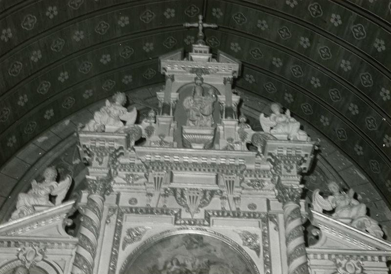 retable du maître-autel, vue partielle - © Ministère de la Culture (France), Médiathèque du patrimoine et de la photographie (objets mobiliers), tous droits réservés