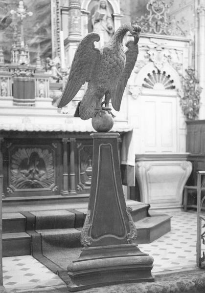 aigle-lutrin, vue générale - © Ministère de la Culture (France), Médiathèque du patrimoine et de la photographie (objets mobiliers), tous droits réservés