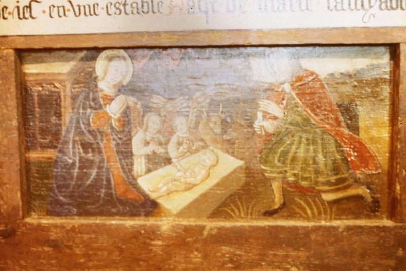 retable, détail : la Nativité - © Ministère de la Culture (France), Médiathèque du patrimoine et de la photographie (objets mobiliers), tous droits réservés