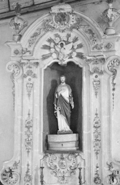 autel latéral sud, vue partielle