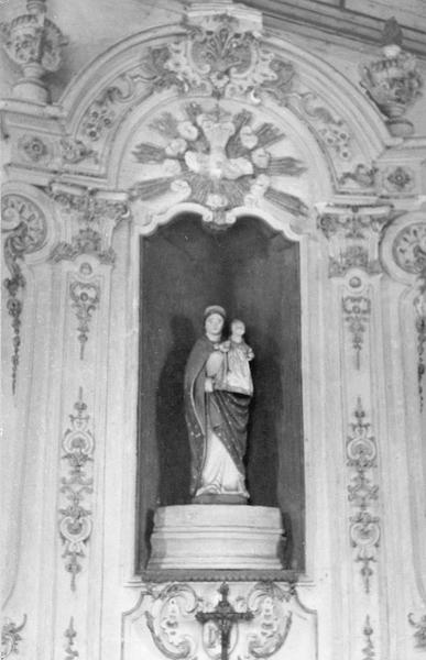 autel latéral nord, vue partielle