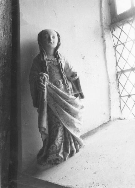 statue : Sainte Suzanne, vue générale - © Ministère de la Culture (France), Médiathèque du patrimoine et de la photographie (objets mobiliers), tous droits réservés