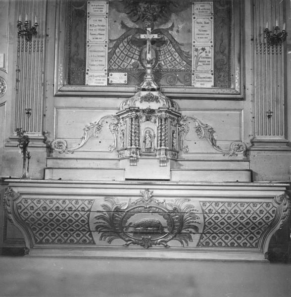 tabernacle du maître-autel, vue générale - © Ministère de la Culture (France), Médiathèque du patrimoine et de la photographie (objets mobiliers), tous droits réservés