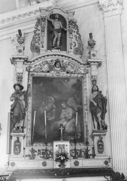 retable latéral nord, vue générale