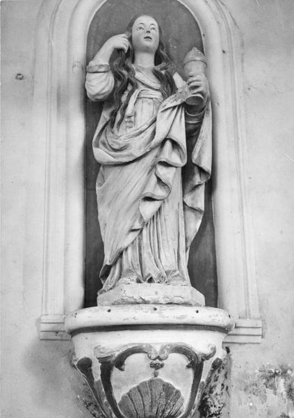 statue : Sainte Madeleine, vue générale - © Ministère de la Culture (France), Médiathèque du patrimoine et de la photographie (objets mobiliers), tous droits réservés