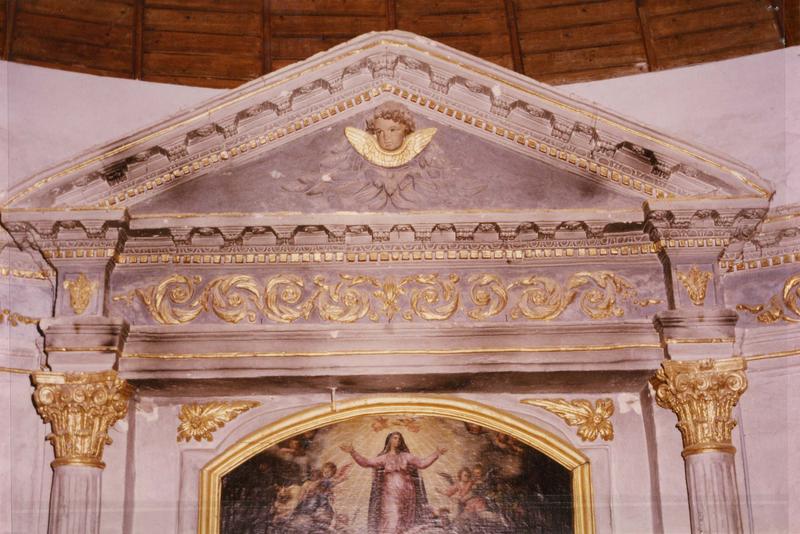 maître-autel,vue partielle