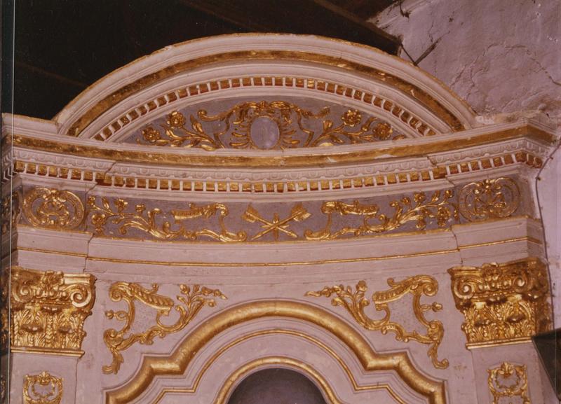 statue du retable latéral nord, vue générale