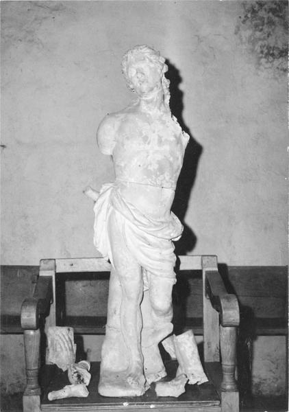 statue : Saint Sébastien, vue générale