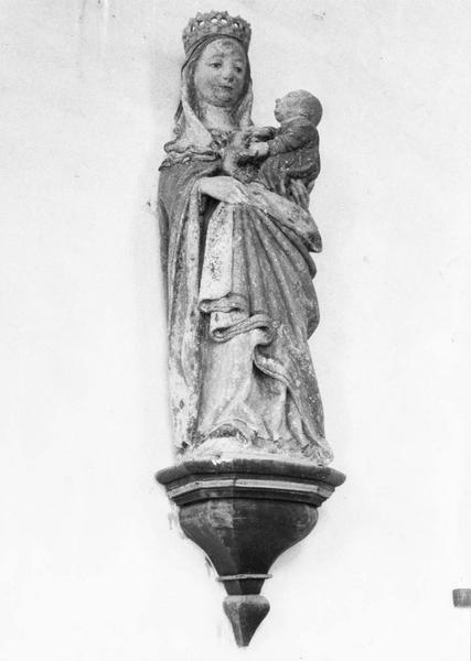 statue : Vierge à l'Enfant, vue générale