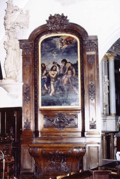 autel et retable latéral sud, vue générale - © Ministère de la Culture (France), Médiathèque du patrimoine et de la photographie (objets mobiliers), tous droits réservés