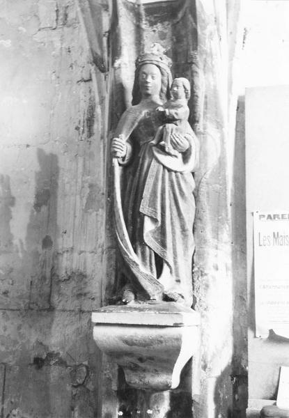 statue : Vierge à l'Enfant, vue générale - © Ministère de la Culture (France), Médiathèque du patrimoine et de la photographie (objets mobiliers), tous droits réservés