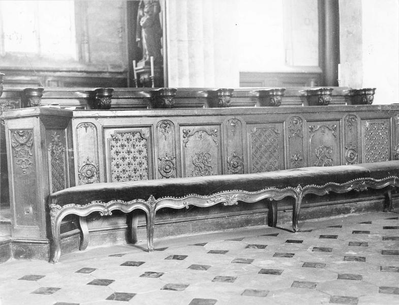 banquette, vue générale