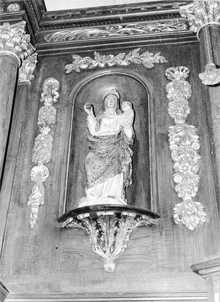 statue : Vierge à l'Enfant, vue générale