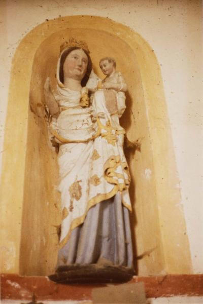 statue : Vierge à l'Enfant, vue générale