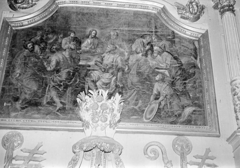 tableau : la Cène, vue générale