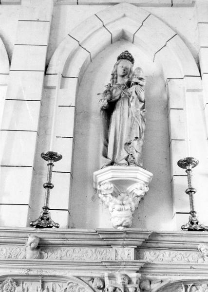 statue : Vierge à l'Enfant, vue générale