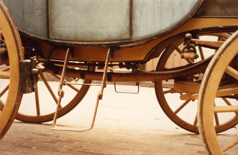 voiture hippomobile : drag, vue partielle