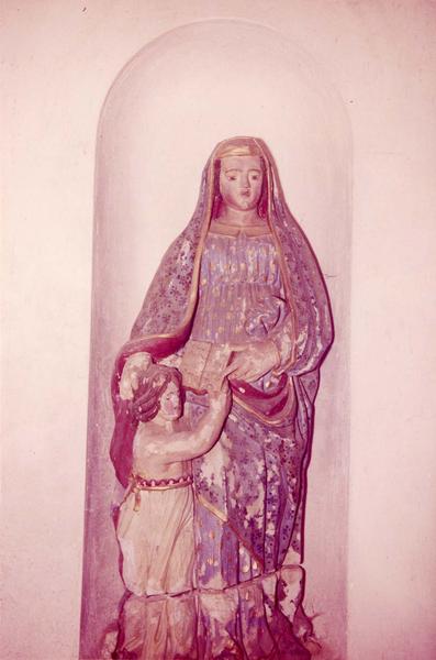 statue : Sainte Anne et la Vierge, vue générale