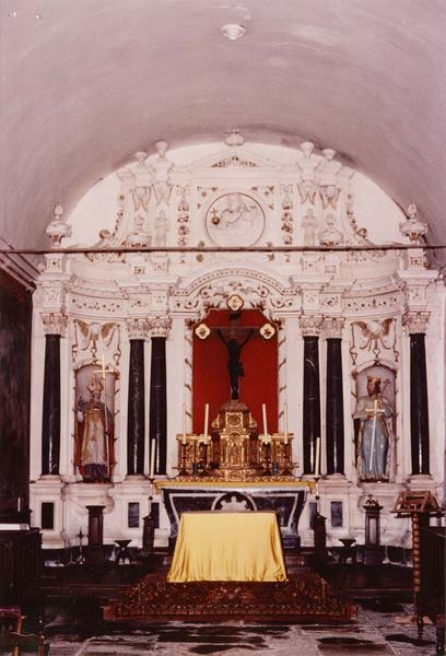 maître-autel, tabernacle, retable, vue générale