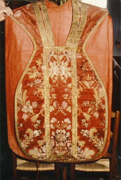 chasuble, vue générale