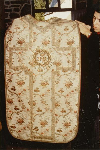 chasuble, vue générale