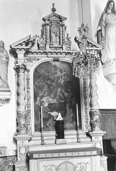 retable, tableau : Mort de saint Joseph (la), vue générale