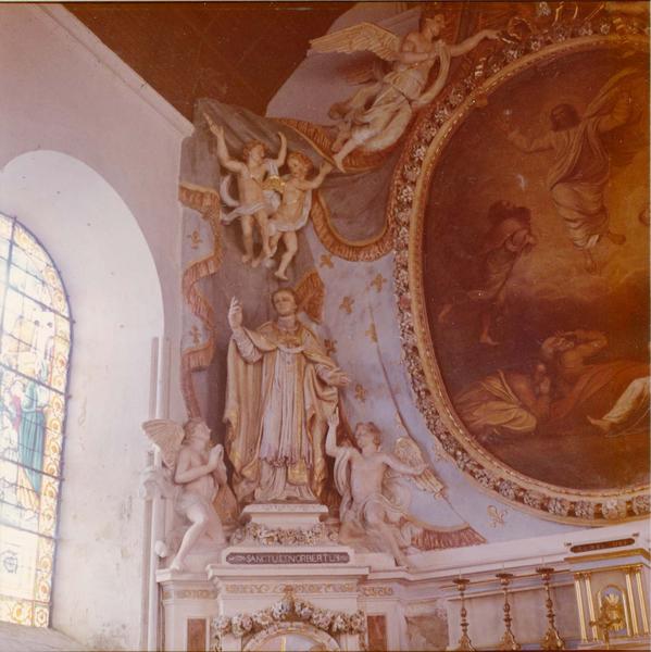retable du maître-autel, vue partielle