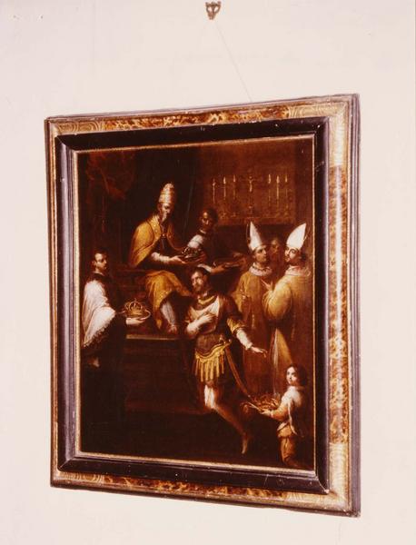 tableau : Le sacre de Charlemagne (ou de Clovis ?), vue générale - © Ministère de la Culture (France), Médiathèque du patrimoine et de la photographie (objets mobiliers), tous droits réservés