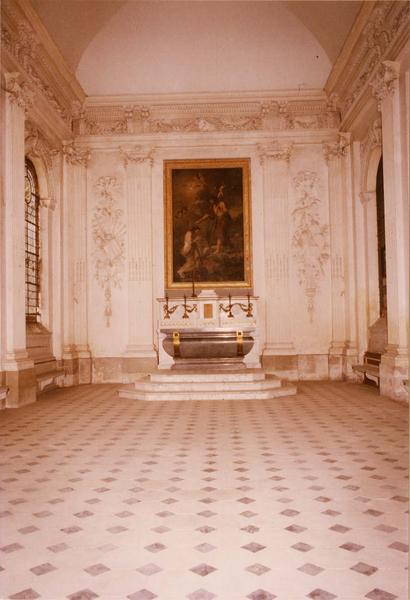 autel, tabernacle, tableau : Le Baptême du Christ, vue générale - © Ministère de la Culture (France), Médiathèque du patrimoine et de la photographie (objets mobiliers), tous droits réservés