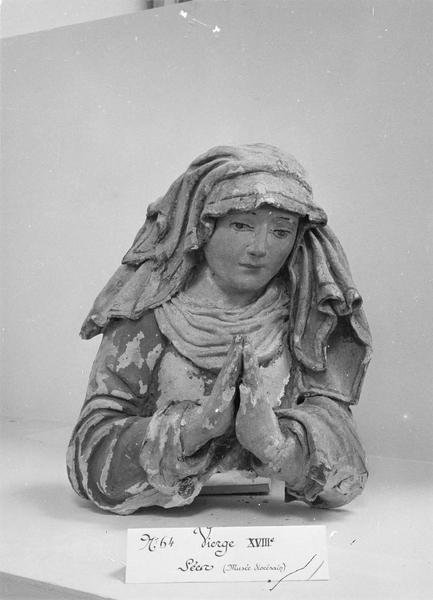 buste : Vierge de douleur, vue générale - © Ministère de la Culture (France), Médiathèque du patrimoine et de la photographie (objets mobiliers), tous droits réservés