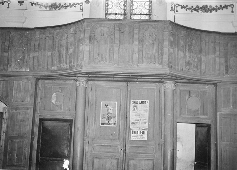 tribune, vue partielle - © Ministère de la Culture (France), Médiathèque du patrimoine et de la photographie (objets mobiliers), tous droits réservés