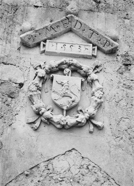 blason de François Bohier, doyen du chapitre de Tours, vue générale