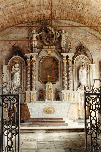 retable et tabernacle du maître-autel, tableau, statues : L'Assomption, vue générale - © Ministère de la Culture (France), Médiathèque du patrimoine et de la photographie (objets mobiliers), tous droits réservés