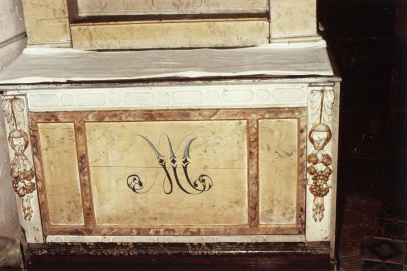 autel de la Vierge, vue partielle